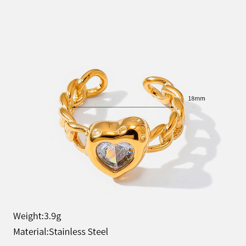 Amour Chain Ring