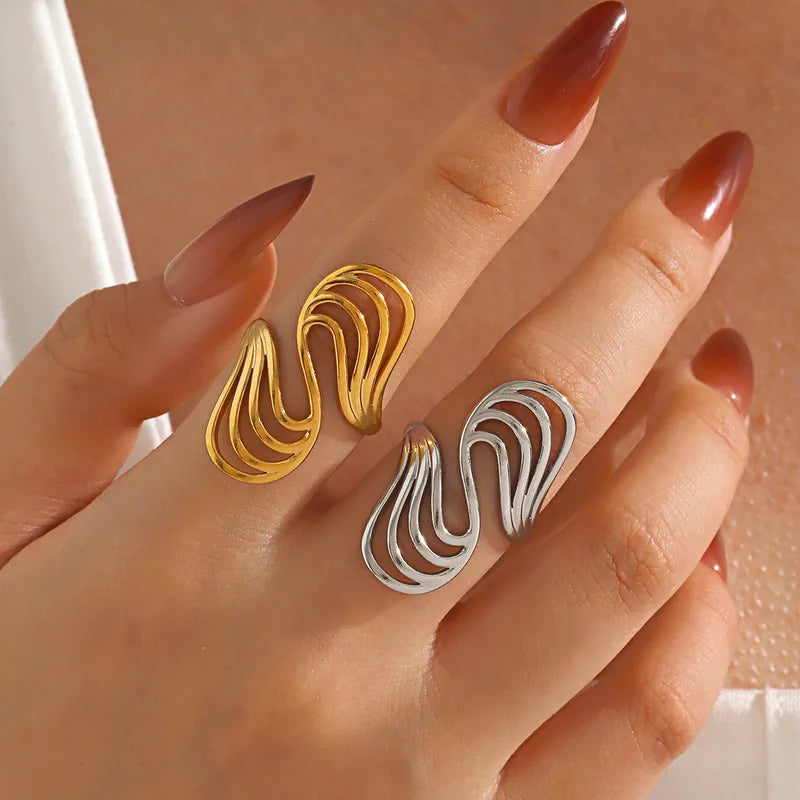 Gold Flow Ring