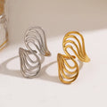 Silver Flow Ring