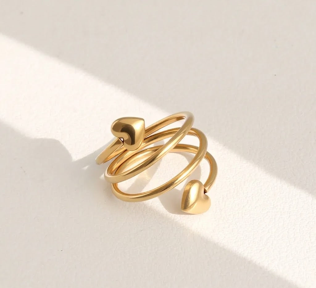 Heart Twist Ring