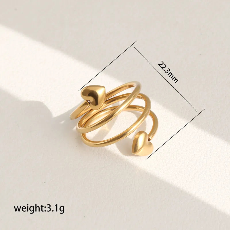 Heart Twist Ring