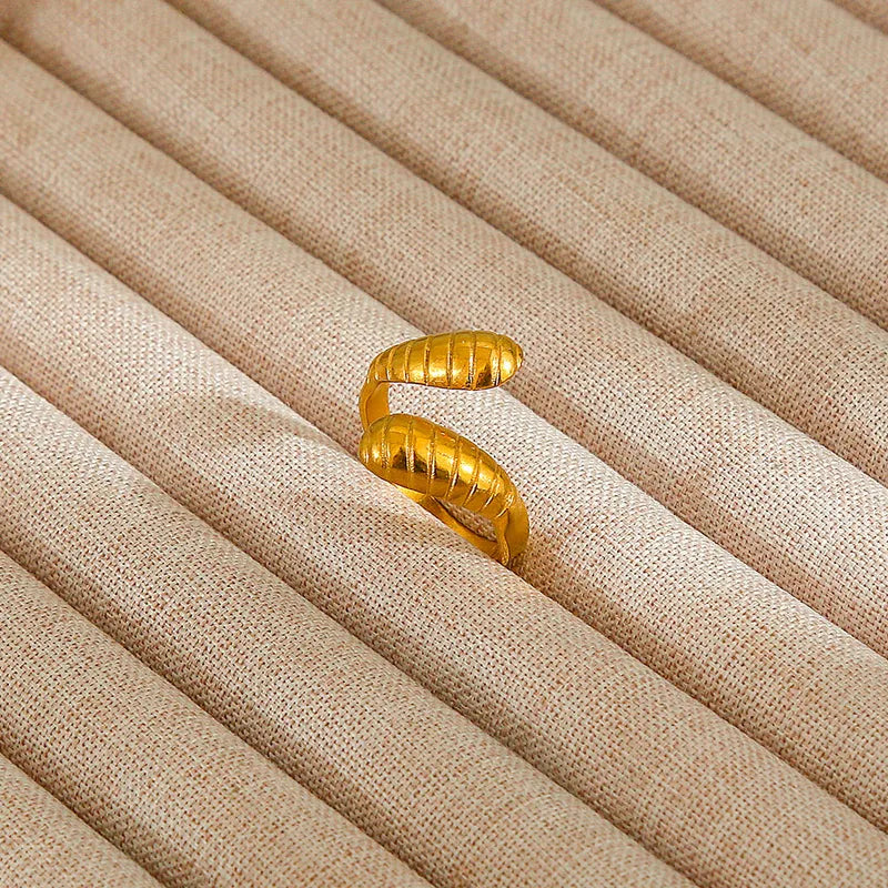 Geo Snake Ring