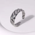 Silver Twist Ring