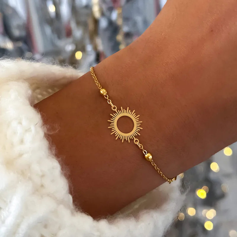 Golden Sunburst Bracelet