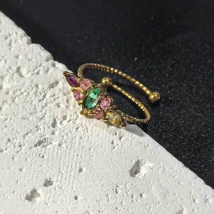 Rainbow Gem Ring